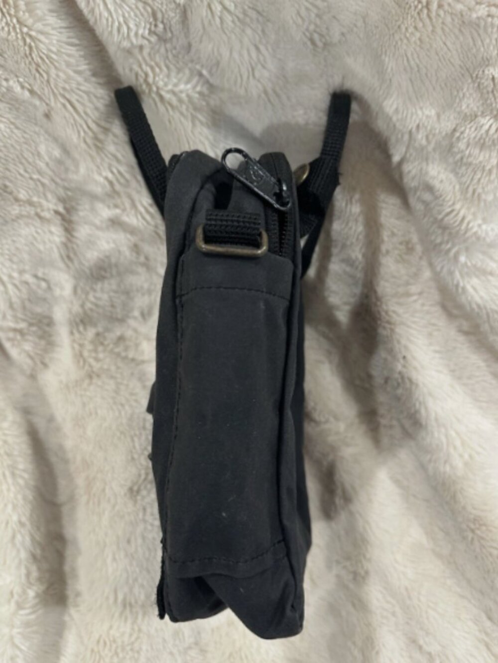 Fjallraven Kanken Mini Backpack Dark Gray Black Lightly Used - Picture 3 of 5